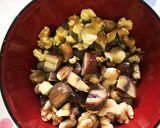 レンジ&缶詰で簡単♪栗と胡桃の羊羹♪作り方1写真