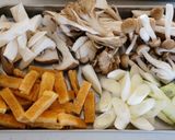 バター香る♪きのことイカのねぎ炒め作り方5写真
