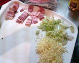余った餃子の皮ピザねぎべ～作り方1写真