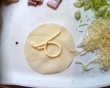 余った餃子の皮ピザねぎべ～作り方2写真