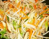 麺もちもち!シーフードと豚肉で塩焼きそば作り方6写真