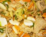 麺もちもち!シーフードと豚肉で塩焼きそば作り方8写真