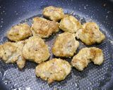 糖質制限！粉豆腐で美味しい揚げない唐揚げ作り方3写真