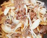 簡単おかず♪牛肉と牛蒡の卵とじ作り方5写真