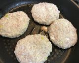 低カロリー！むね肉の豆腐入り鶏ハンバーグ作り方7写真