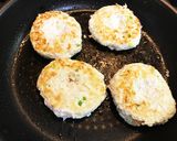 低カロリー！むね肉の豆腐入り鶏ハンバーグ作り方8写真