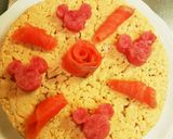 簡単！ミッキーのちらし寿司ケーキ作り方5写真