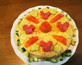簡単！ミッキーのちらし寿司ケーキ作り方6写真