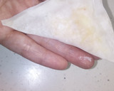 さきいかと花チーズの包み揚げ作り方3写真