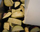 秋茄子で！鶏もも肉と茄子の揚げびたし作り方2写真