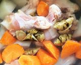 ヘルシー！鶏肉と根菜のさっぱり煮作り方4写真