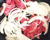 万能ダレ★皆んな大好きな味！牛玉焼き作り方2写真