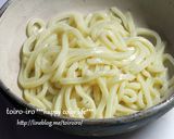 白だしで作る★梅玉あんかけうどん作り方7写真