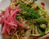 オタフクソースdeいか焼きそば☆玉子のせ作り方3写真