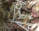 ご飯のお供！！牛肉ともやしのごま味噌炒め作り方5写真