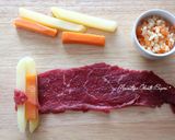 にんじんとポテトの牛肉巻き作り方3写真