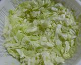 生地に豆腐1丁入り☆ふわふわお好み焼き作り方2写真