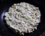 生地に豆腐1丁入り☆ふわふわお好み焼き作り方5写真