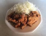 生姜醤油味の若鶏の唐揚げ作り方4写真