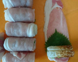 ☆簡単☆肉巻きチーズちくわの照り焼き作り方2写真