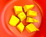 白玉粉とカボチャで♬月見うさぎ団子作り方1写真