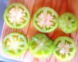 甘酸っぱい！青トマトのフライ作り方1写真