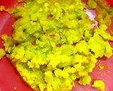 白玉粉とカボチャで♬月見うさぎ団子作り方5写真