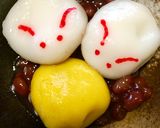 白玉粉とカボチャで♬月見うさぎ団子作り方12写真