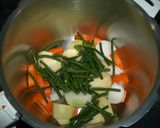 圧力鍋で野菜の煮物作り方1写真