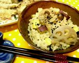 サツマイモいっぱい♡秋の炊き込みごはん作り方5写真