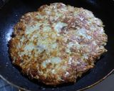 生地に豆腐1丁入り☆ふわふわお好み焼き作り方6写真