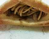 焼きそばサンド作り方3写真