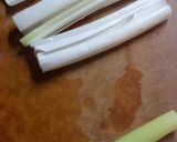 長ネギプレート肉詰め作り方1写真