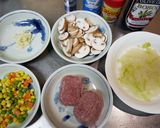 コンビーフのオムライス♪トリュフソース作り方1写真