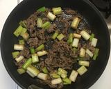 かんたん！牛肉と長ねぎのバターポン酢炒め作り方4写真