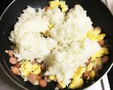 土日のお昼に♡簡単チャーハン作り方3写真