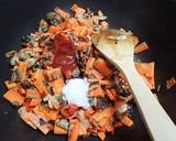 ヌメリスギタケモドキ等の混ぜご飯作り方11写真