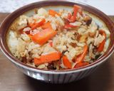ヌメリスギタケモドキ等の混ぜご飯作り方14写真