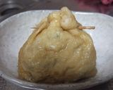 鶏つくね入りもちきんちゃく♪作り方3写真