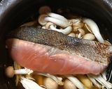 燻製秋鮭の炊き込み親子御飯作り方5写真
