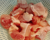 作りおきに簡単！夕食弁当に鶏ももの煮付け作り方1写真