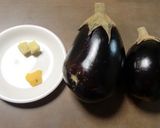 米ナスの、ゆずかわ入りあげびたし作り方1写真