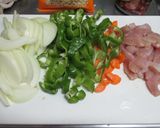 お弁当用「ピーマンと玉ねぎ炒め」作り方1写真