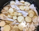 白舞茸と薩摩芋の炊き込みご飯作り方3写真