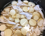 白舞茸と薩摩芋の炊き込みご飯作り方3写真