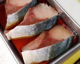 長ネギ添え ブリの照り焼き作り方1写真