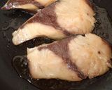 長ネギ添え ブリの照り焼き作り方4写真