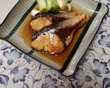 長ネギ添え ブリの照り焼き作り方7写真