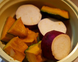 さつまいもとかぼちゃの焼きっぱなしケーキ作り方3写真