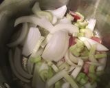 野菜たっぷりパスタ入りトマトスープ作り方5写真